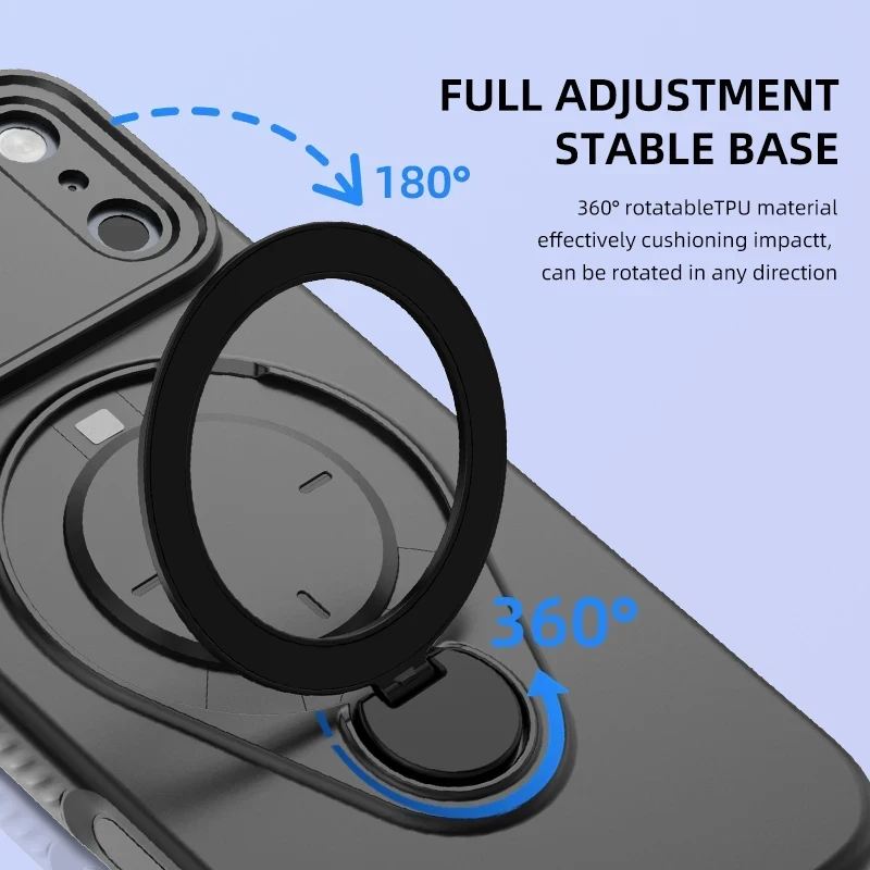 Luxury Magnet 360 Rotating Stand Armor Magnetic Phone Case for IPhone 13 14 15 Pro Max 15Pro 14Pro 13 Promax Protection Cover
