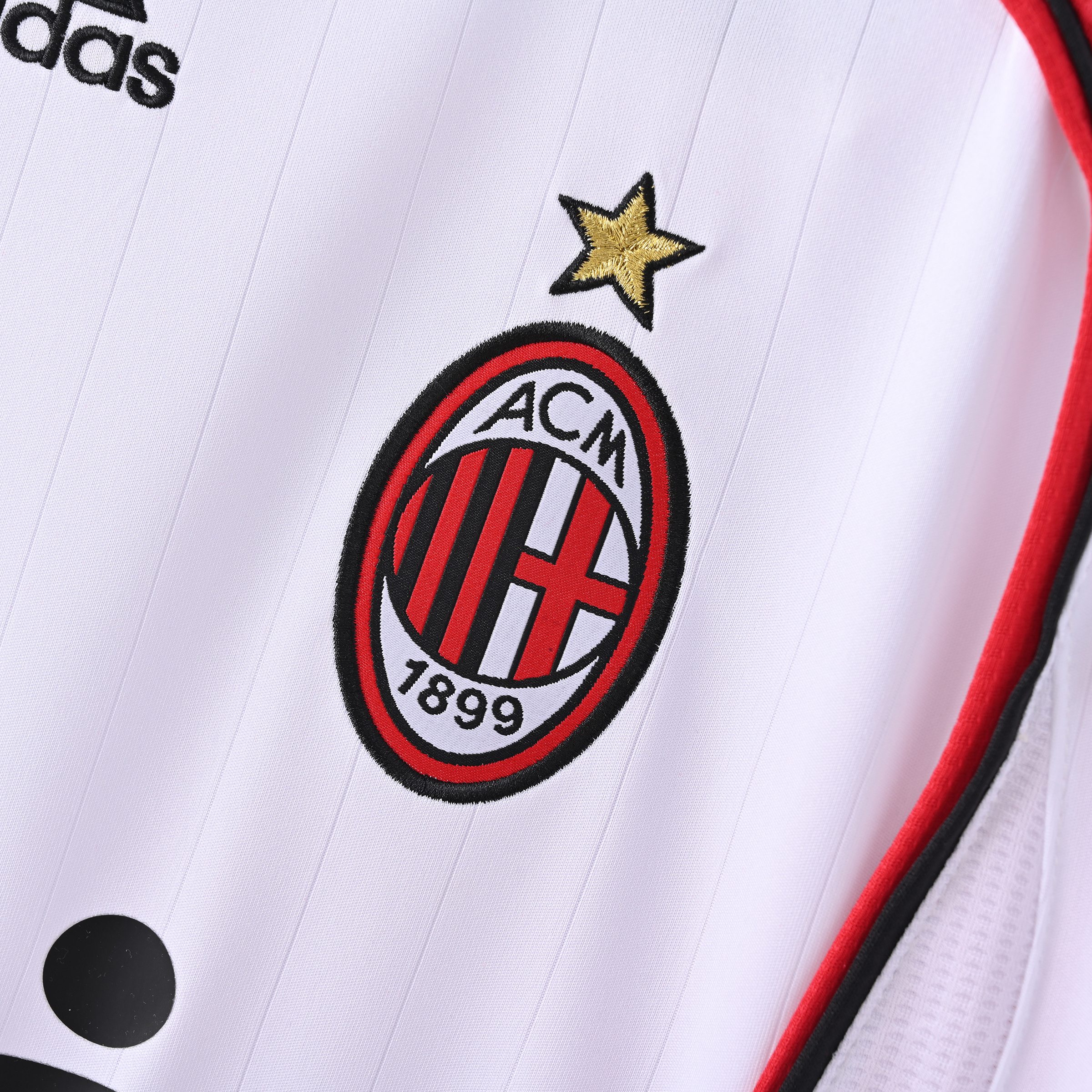 2006 2007 AC Milan Long sleeve Classic Away Soccer Jerseys 07 08 AC Milan Retro Football Shirt S-XXL