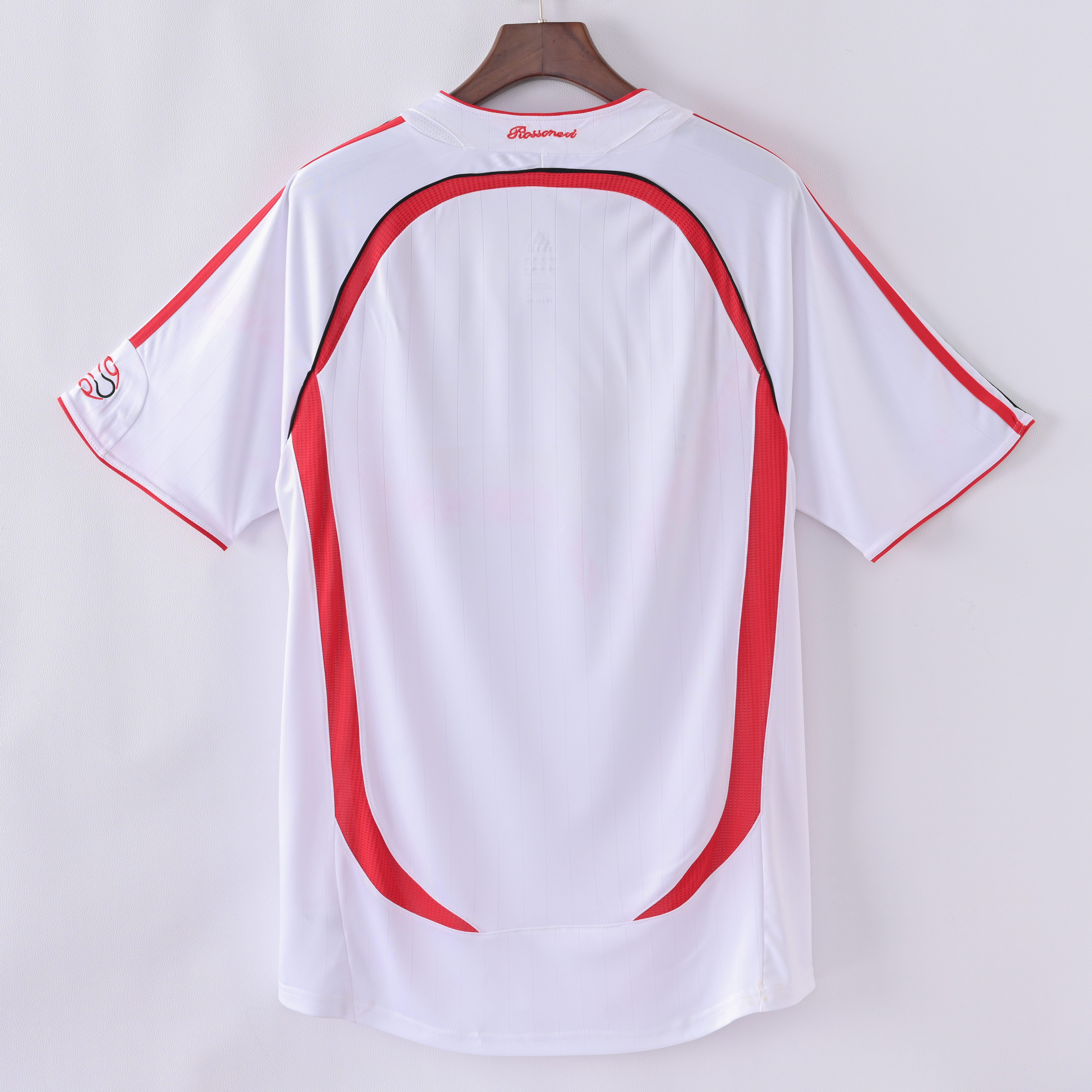 2006 2007 AC Milan Classic Home Soccer Jerseys 06 07 AC Milan Retro Football Shirt S-XXL