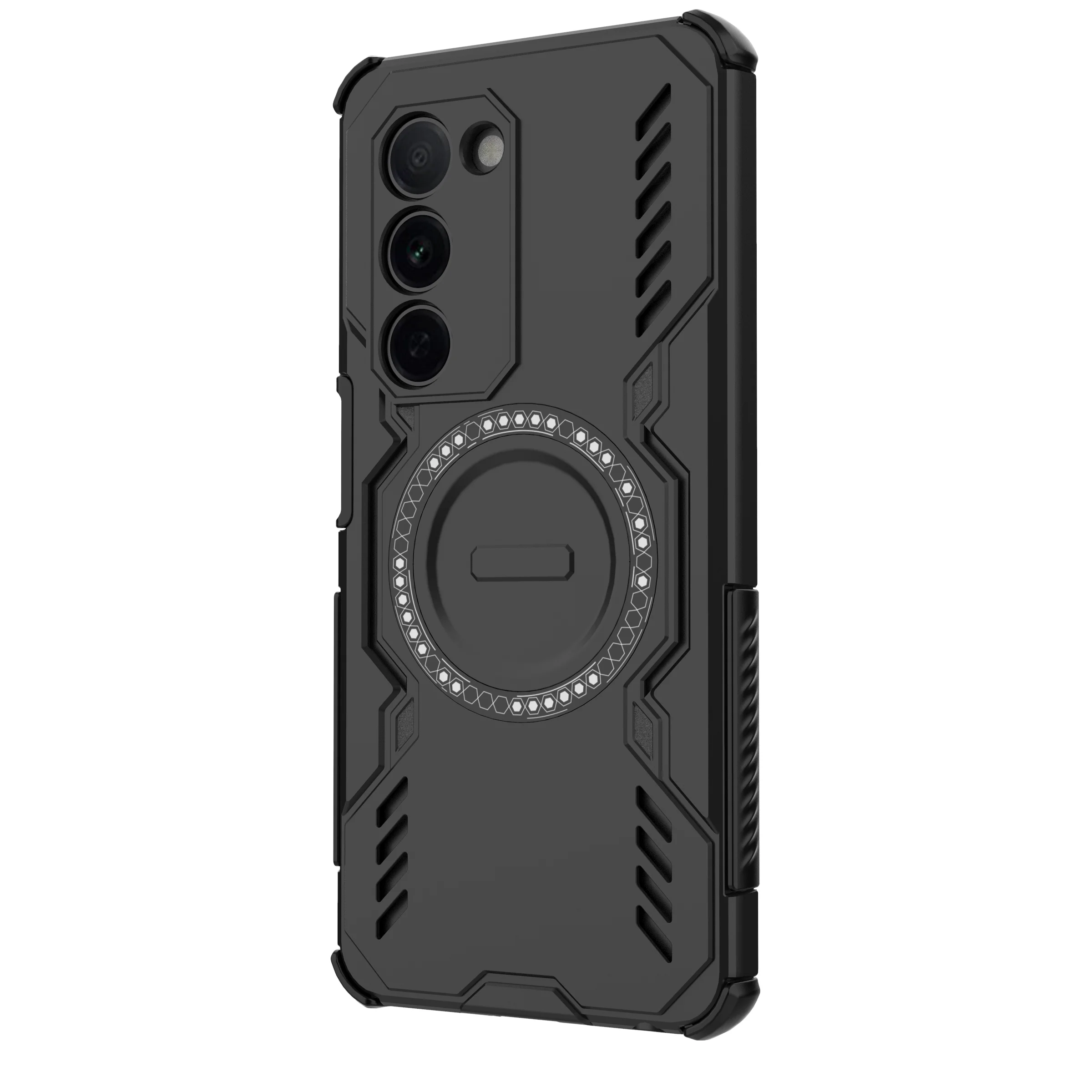 Breathable Phone Case For OPPO Reno 16 16F Pro A6C 5G Realme 16T P4R Cover Hollow out Simple Magnetic Funda Cover