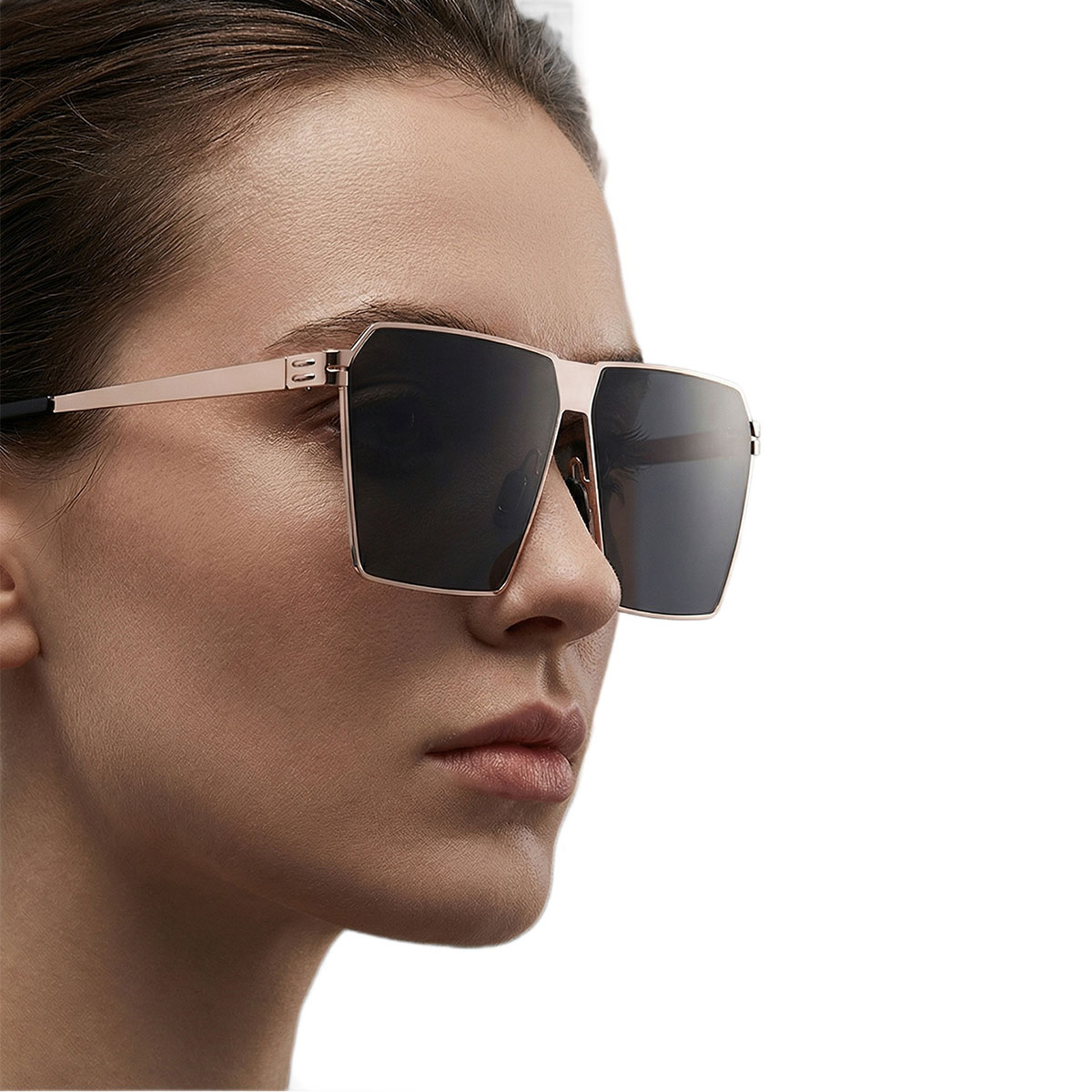 New Retro Boxy Ultra Light Men's Sunglasses, High-end Driving Sunglasses, Outdoor UV Protection