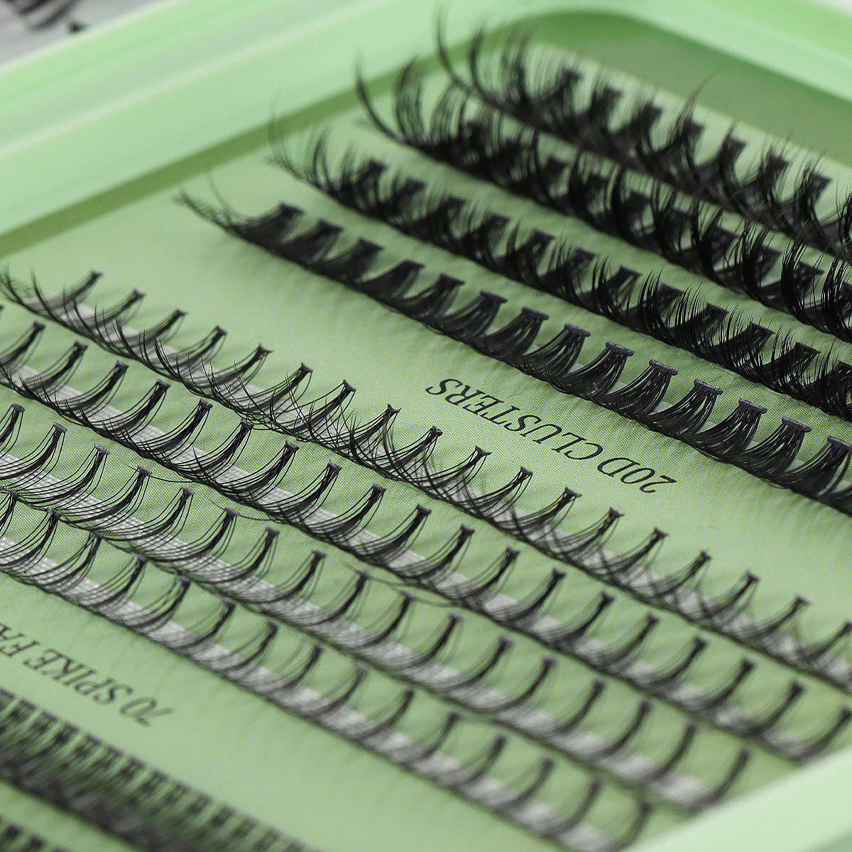 530 Fans Mix Length Eyeslash Extension Personal Eye Lash Professional Makeup Individual Cluster Grafting Wholesal False Eyelash
