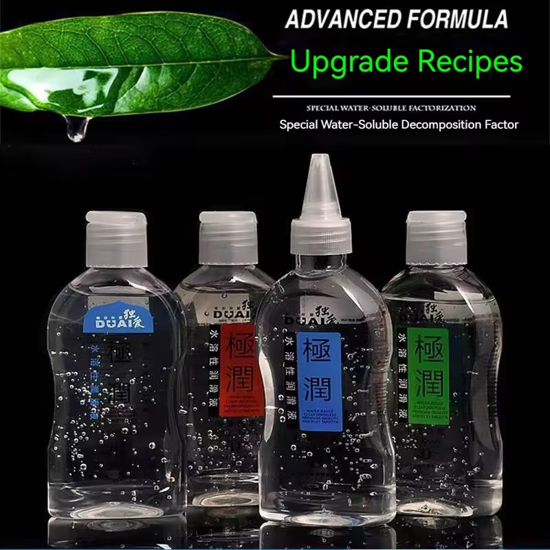DUAI 220ML Anal Sex Lubricant Water Based Human Lubricant Gel Lubricant Minty Cool Feeling