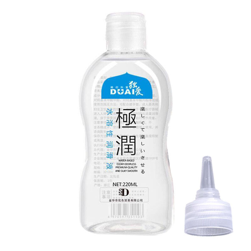 DUAI 220ML Anal Sex Lubricant Water Based Human Lubricant Gel Lubricant Minty Cool Feeling