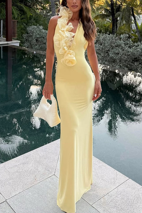 Free delivery of high-quality 2026 new summer women's clothing hot selling V-neck hanging neck dress