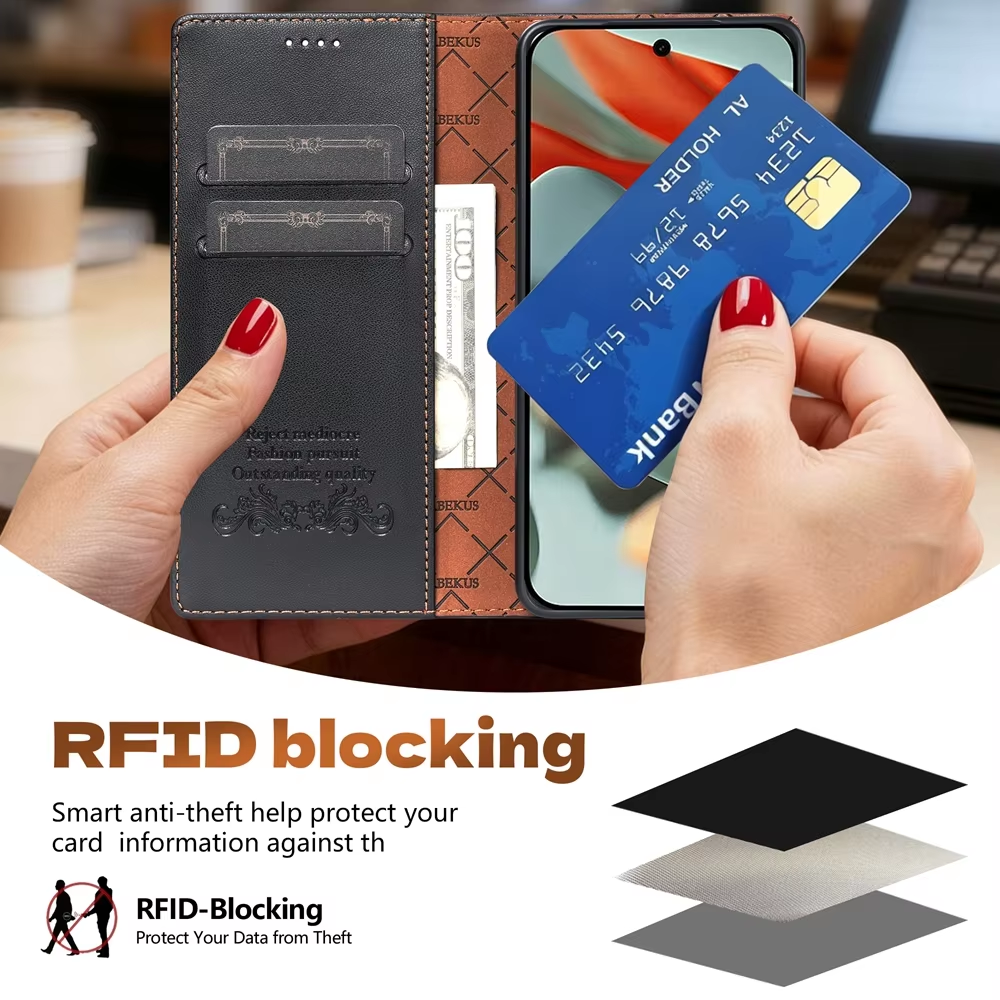 Luxury Flip Leather Case For Google Pixel 11 11Pro 10 10Pro 9 Pro XL 9A 8 8 Pro 8A Wallet Card Slot RFID Blocking Phone Case