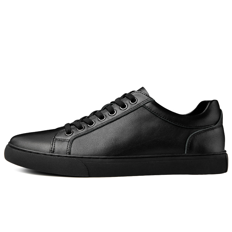 SocNoDn Men's Leather Sneakers 2026 Spring Autumn Casual Shoes Genuine Leather Fashion Board Shoes Walking Footwear New