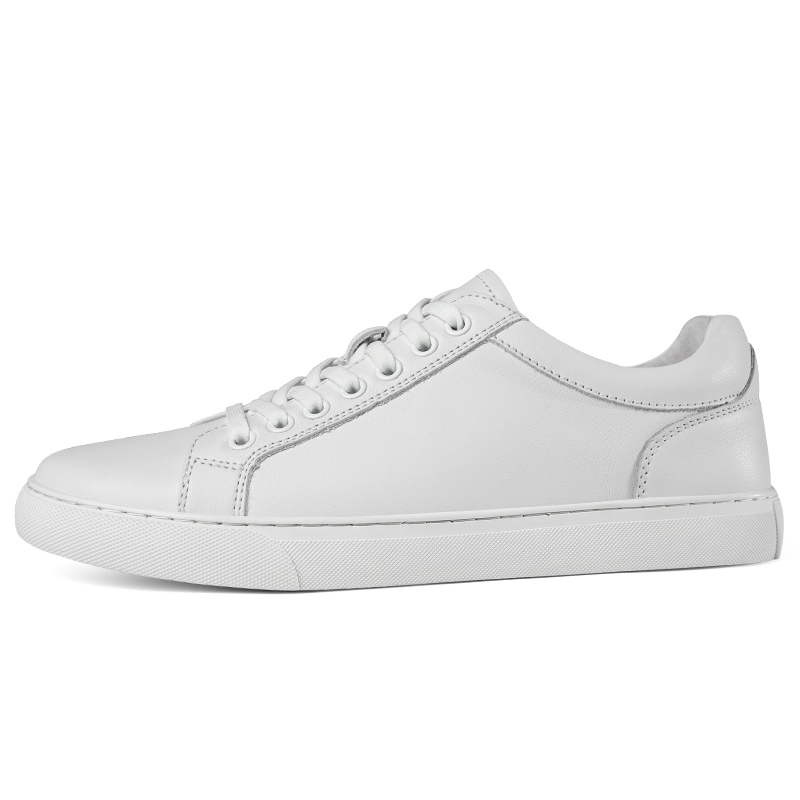 SocNoDn Men's Leather Sneakers 2026 Spring Autumn Casual Shoes Genuine Leather Fashion Board Shoes Walking Footwear New