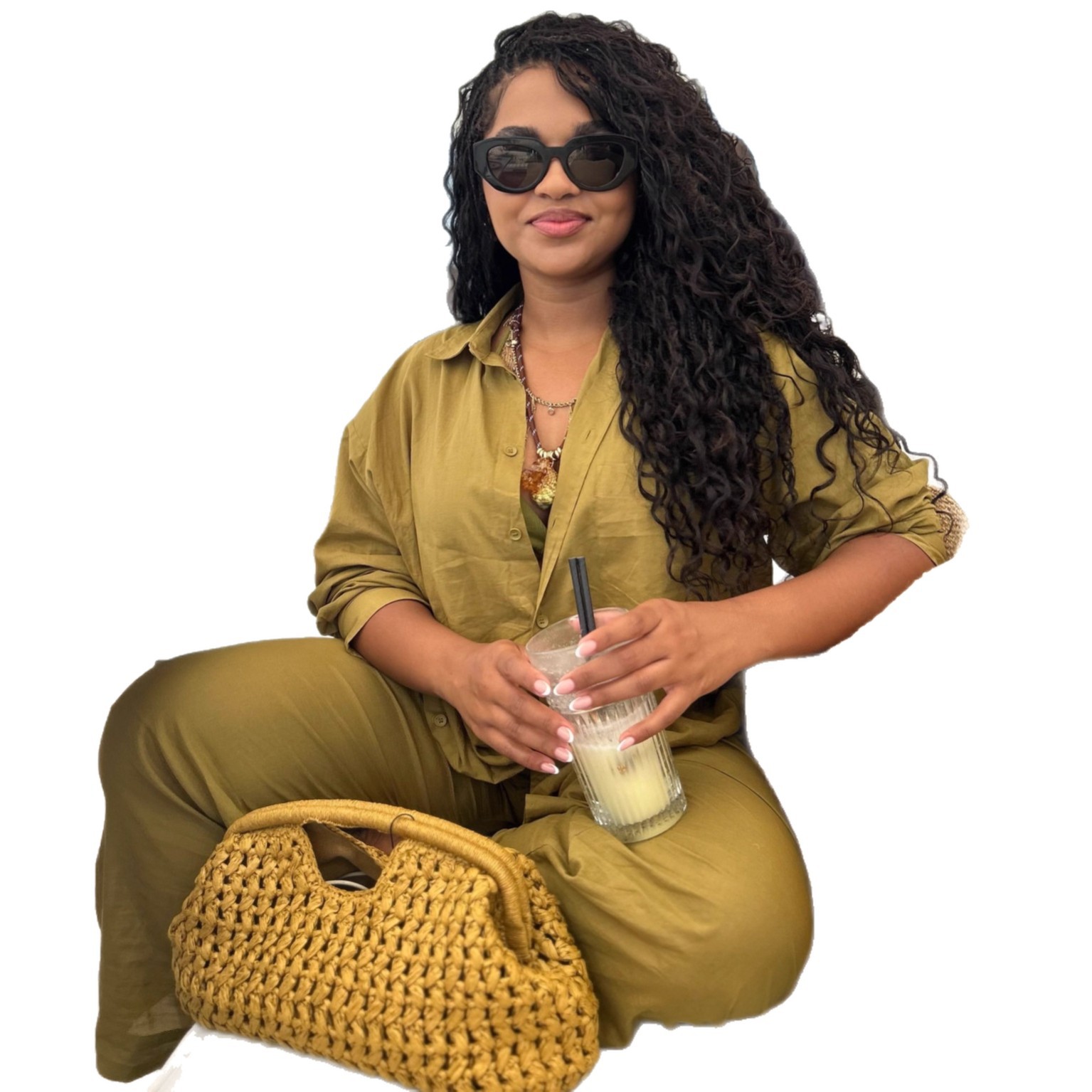 Free delivery of high-quality 2026 new summer women's clothing hot selling lapel loose pants two-piece set