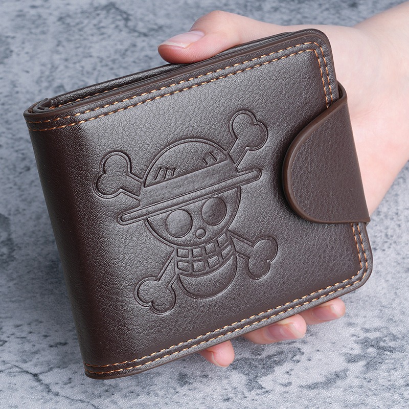 New fashionable and trendy men's walle  men's short  casual  versatile  portable  multifunctional  multi slot cartoon wallet