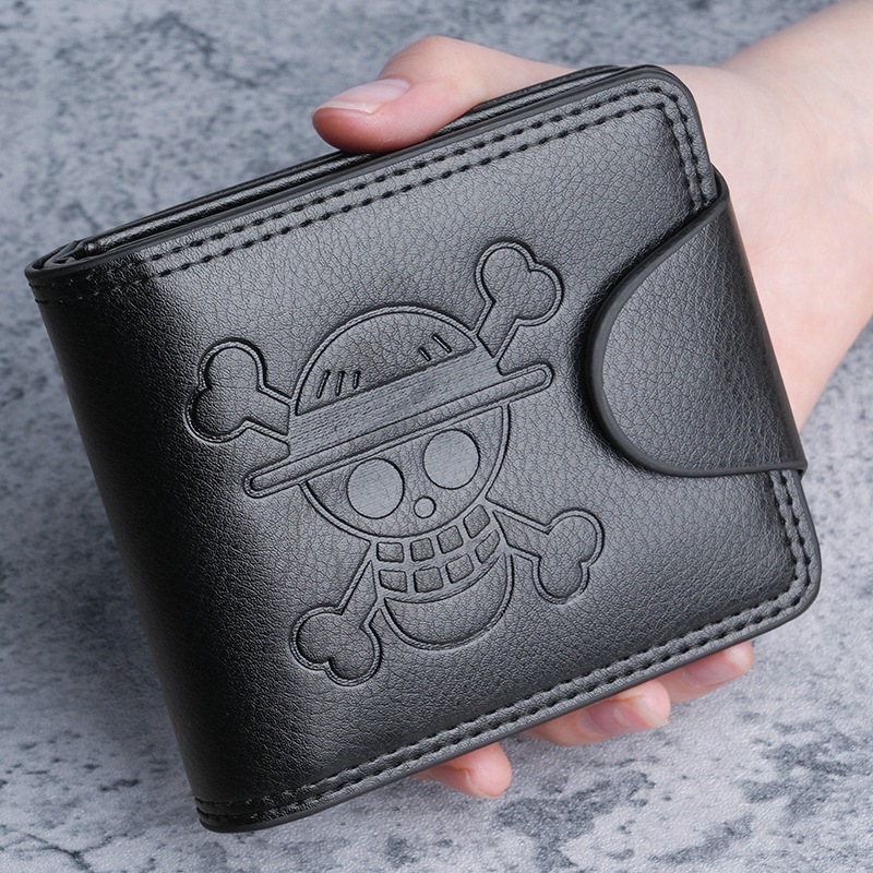 New fashionable and trendy men's walle  men's short  casual  versatile  portable  multifunctional  multi slot cartoon wallet