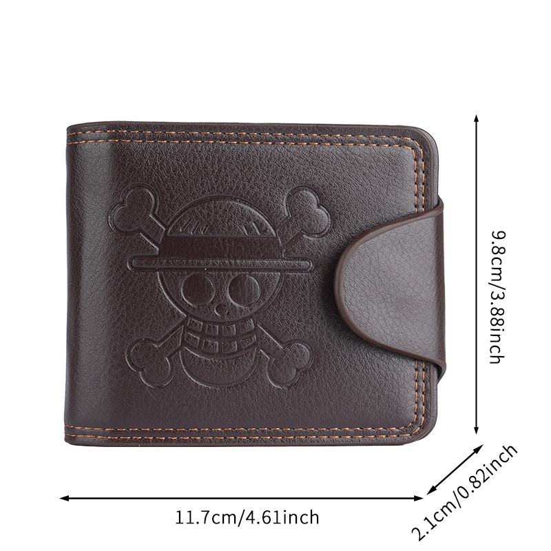 New fashionable and trendy men's walle  men's short  casual  versatile  portable  multifunctional  multi slot cartoon wallet