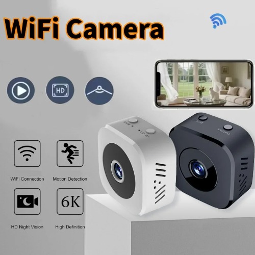 Lenovo Mini Security Camera 4K Full HD WiFi Surveillance With 2 Way Audio Motion Detection Infrared Night Vision Security Camera