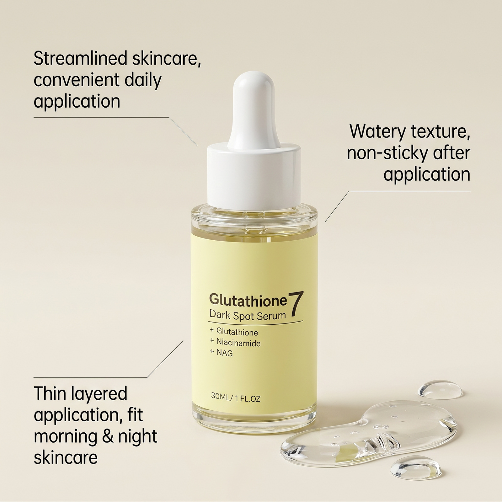 Spot Removing&Moisturizing Essence Moisturizing and Comfortable Facial Skin Lock water, clear and glossy coating