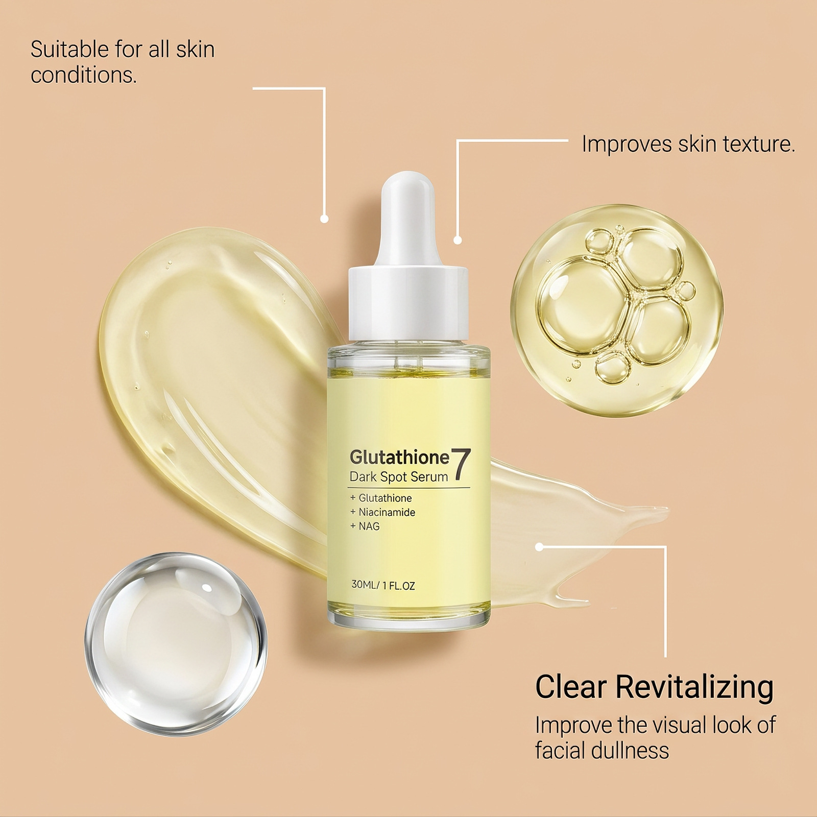 Spot Removing&Moisturizing Essence Moisturizing and Comfortable Facial Skin Lock water, clear and glossy coating