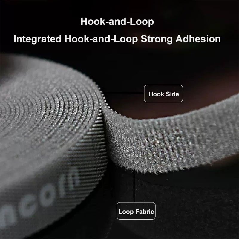 Reusable Velcro Cable Ties Strong Adhesive Cord Organizer Wire Management Wrap Roll Cut Size Portable Hook Office Car Home Use