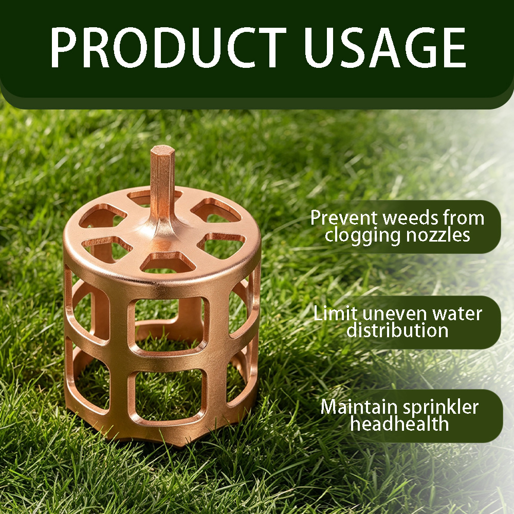 Sprinkler Head Grass Cutter For 1/2" Cordless Drill, Stainless Sprinkler Head Trimmer Tool, Lawn Sprinkler Cutter