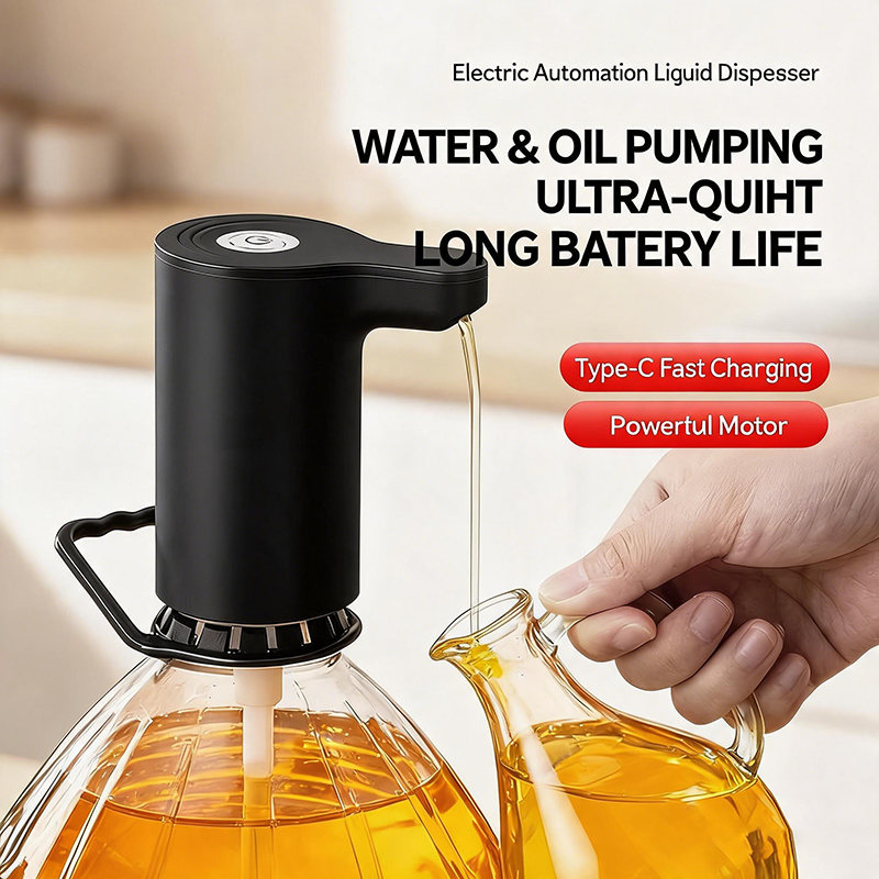 USB Rechargeable Water Pump, Electric Bottle Dispenser with 1200mAh Battery for 5 Gallon Jug, Portable Automatic Drinking Water