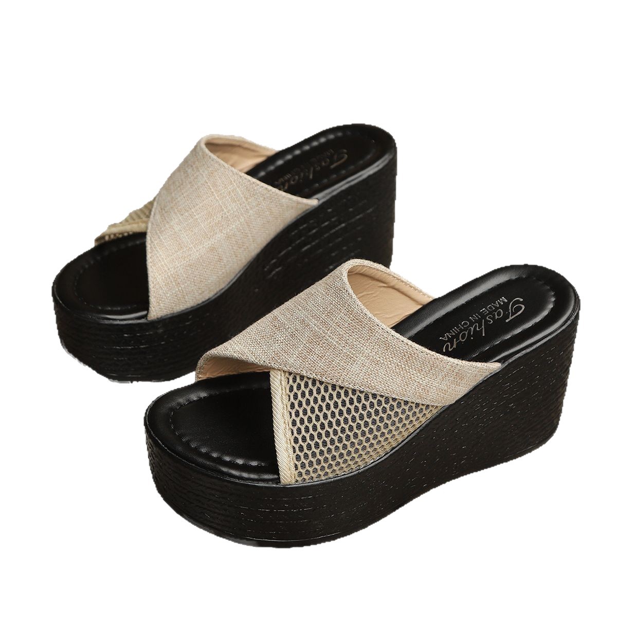 Free delivery of high-quality 2026 new summer women's clothing hot selling wedge heel thick soled sandals