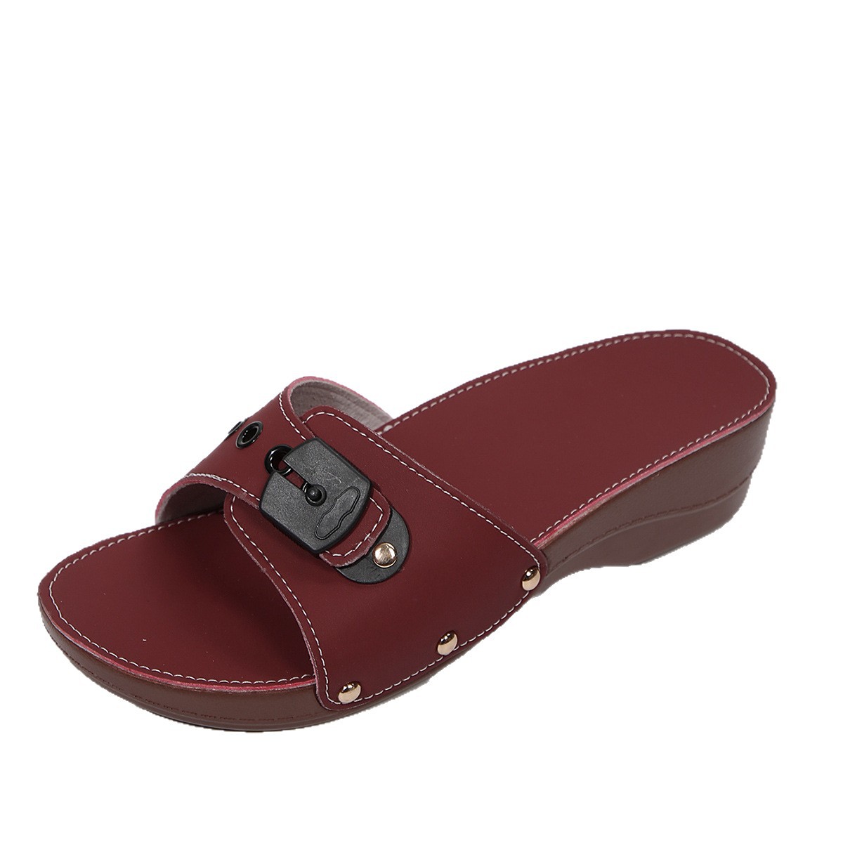 Free delivery of high-quality 2026 new summer women's clothing hot selling wedge heel thick soled sandals