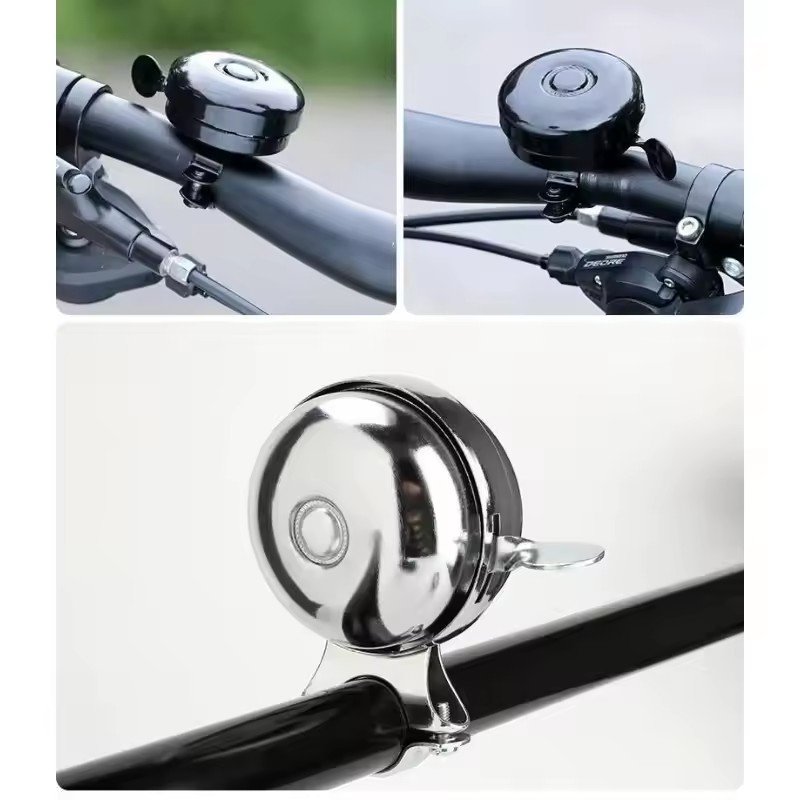 Durable Bicycle Bell Easy To Install Suitable for Mountain Bikes and Folding Bikes Loud Sound Outdoor Riding Safety Accessory
