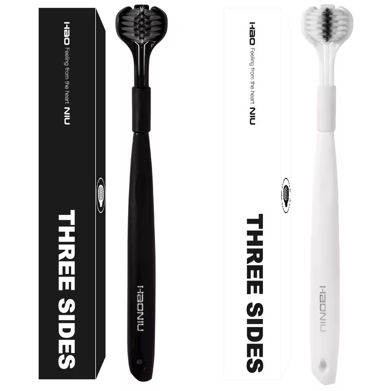 1Pc U-Shaped Three-Sided Toothbrush with Soft Bristles | 3D All-Around Soft-Bristle Cleaning Brush | Dental Care