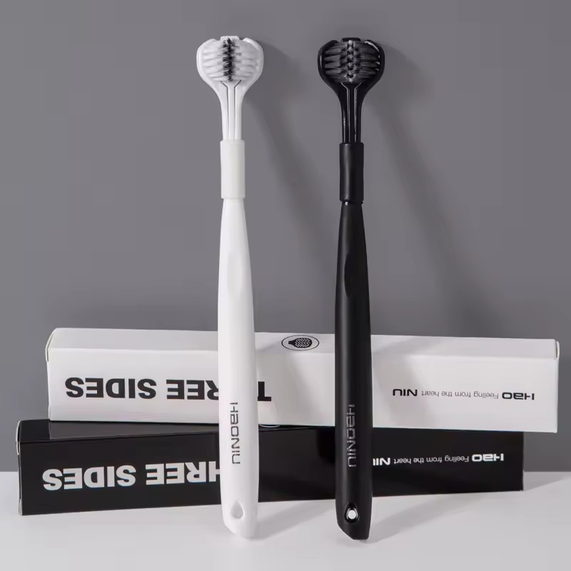 1Pc U-Shaped Three-Sided Toothbrush with Soft Bristles | 3D All-Around Soft-Bristle Cleaning Brush | Dental Care