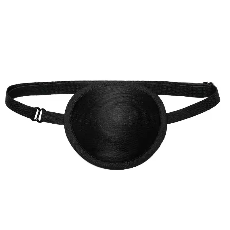 Soft Comfortable Pirate Eye Patch With High Elasticity Sponge Single Eye Cover For Halloween And Christmas Pirate-Themed Parties
