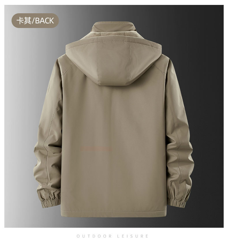 New winter and autumn style waterproof and windproof me n's mountaineering outdoor casual thick and warm fleece jacket