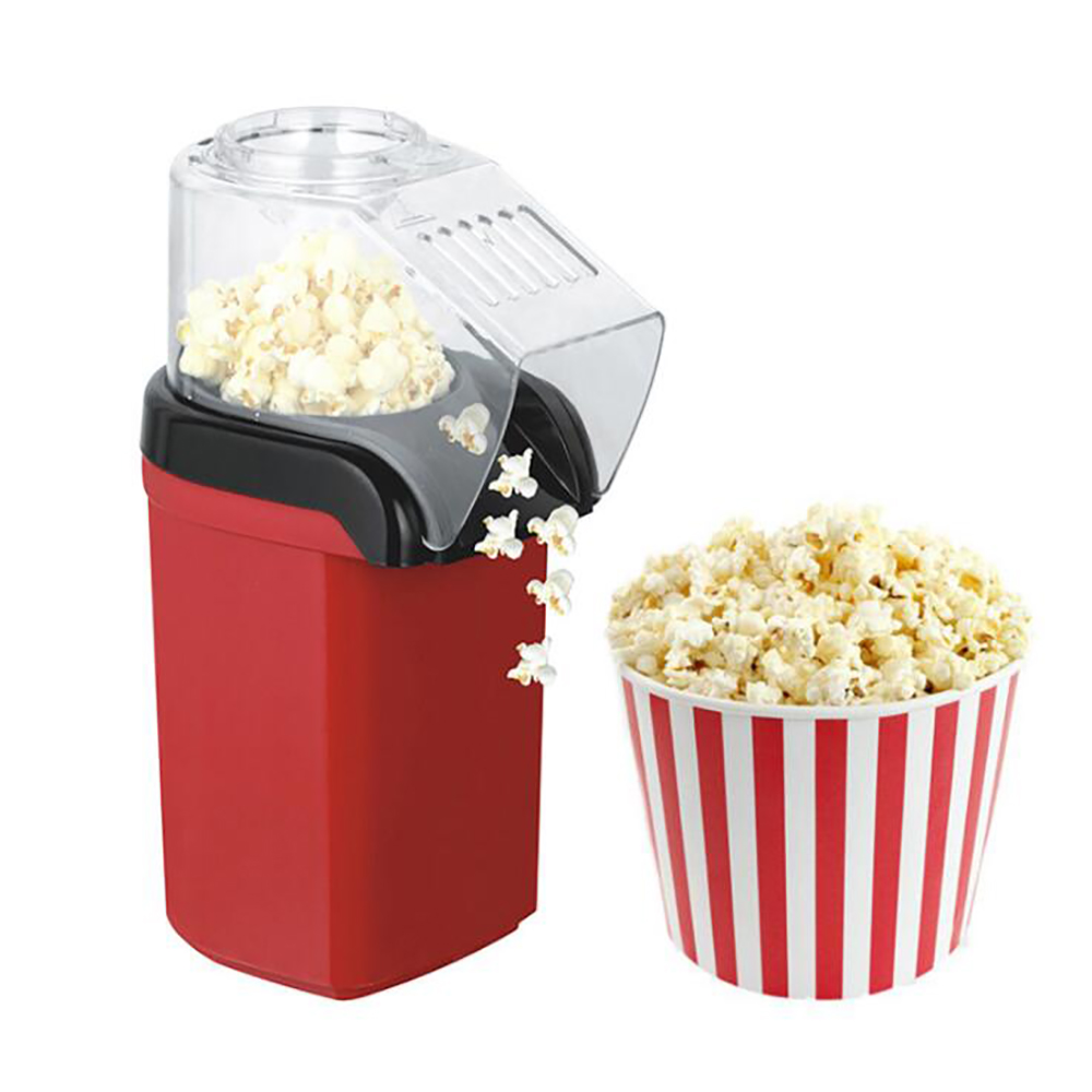 1200W Efficient Popcorn Production EU Plug Popcorn Machine Home Kitchen Party Hot Air Oil Free Popcorn Machine