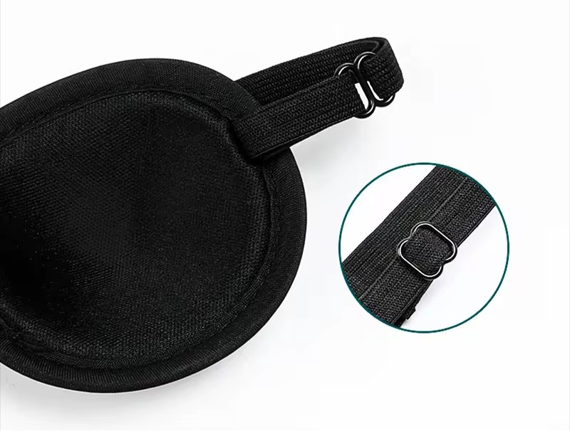 Soft Comfortable Pirate Eye Patch With High Elasticity Sponge Single Eye Cover For Halloween And Christmas Pirate-Themed Parties