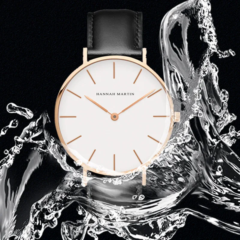 High Quality Men's Watch Fashion Japan Quartz Wrist Watches Silver Brown Leather Quartz Movement Waterproof Clock