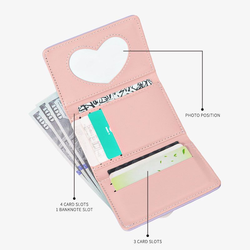 Women's Wallet Ins Women's Small Wallet Women's High end Folding Wallet Short Handbag Fashion Versatile Short Wallet