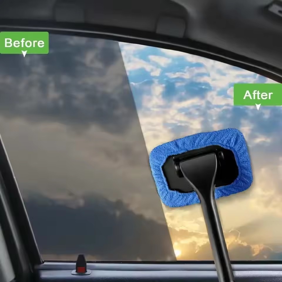 1Pc Car Front Windshield Cleaning detailing brush Car Dust Remover To Remove Fog Window Scraping car cleaning tools