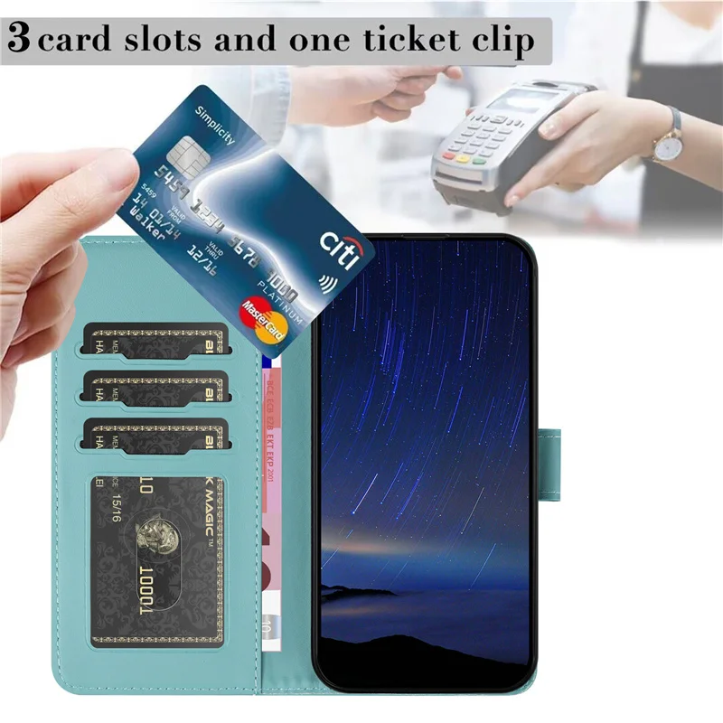 Fashion Flip Book Leather Wallet Case For Xiaomi 13T Poco X7  PocoX7 X6 M7 PocoM7 M6 Pro C65 Card Animal Kawaii Cat Cover Couqe