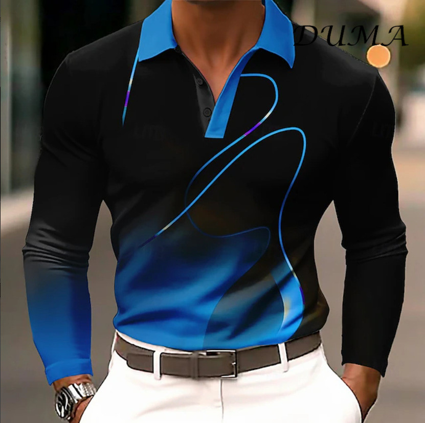 "DUMA"Men Fashion Versatile Casual Long Sleeve Shirt Spring Autumn Daily Wear Hot Sale Shirts
