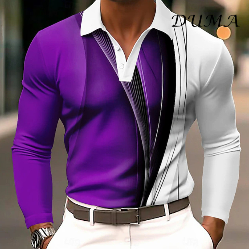 "DUMA"Men Fashion Versatile Casual Long Sleeve Shirt Spring Autumn Daily Wear Hot Sale Shirts