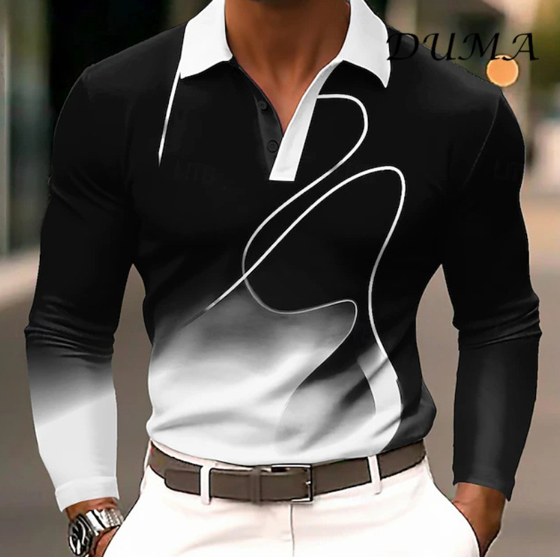 "DUMA"Men Fashion Versatile Casual Long Sleeve Shirt Spring Autumn Daily Wear Hot Sale Shirts