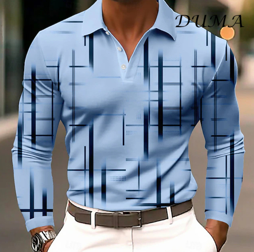 "DUMA"Men Fashion Versatile Casual Long Sleeve Shirt Spring Autumn Daily Wear Hot Sale Shirts
