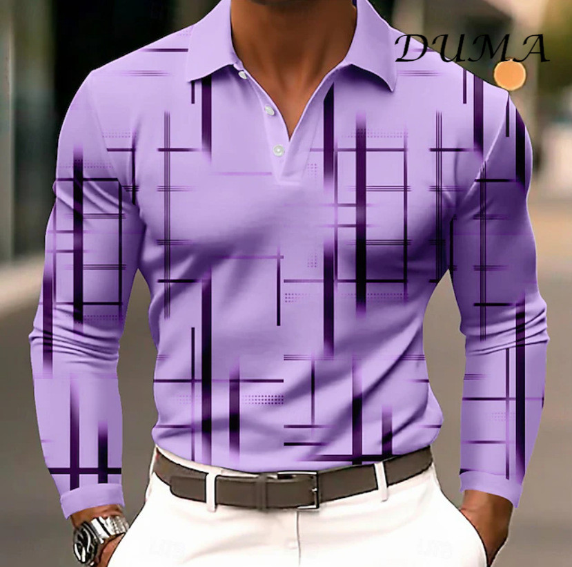"DUMA"Men Fashion Versatile Casual Long Sleeve Shirt Spring Autumn Daily Wear Hot Sale Shirts