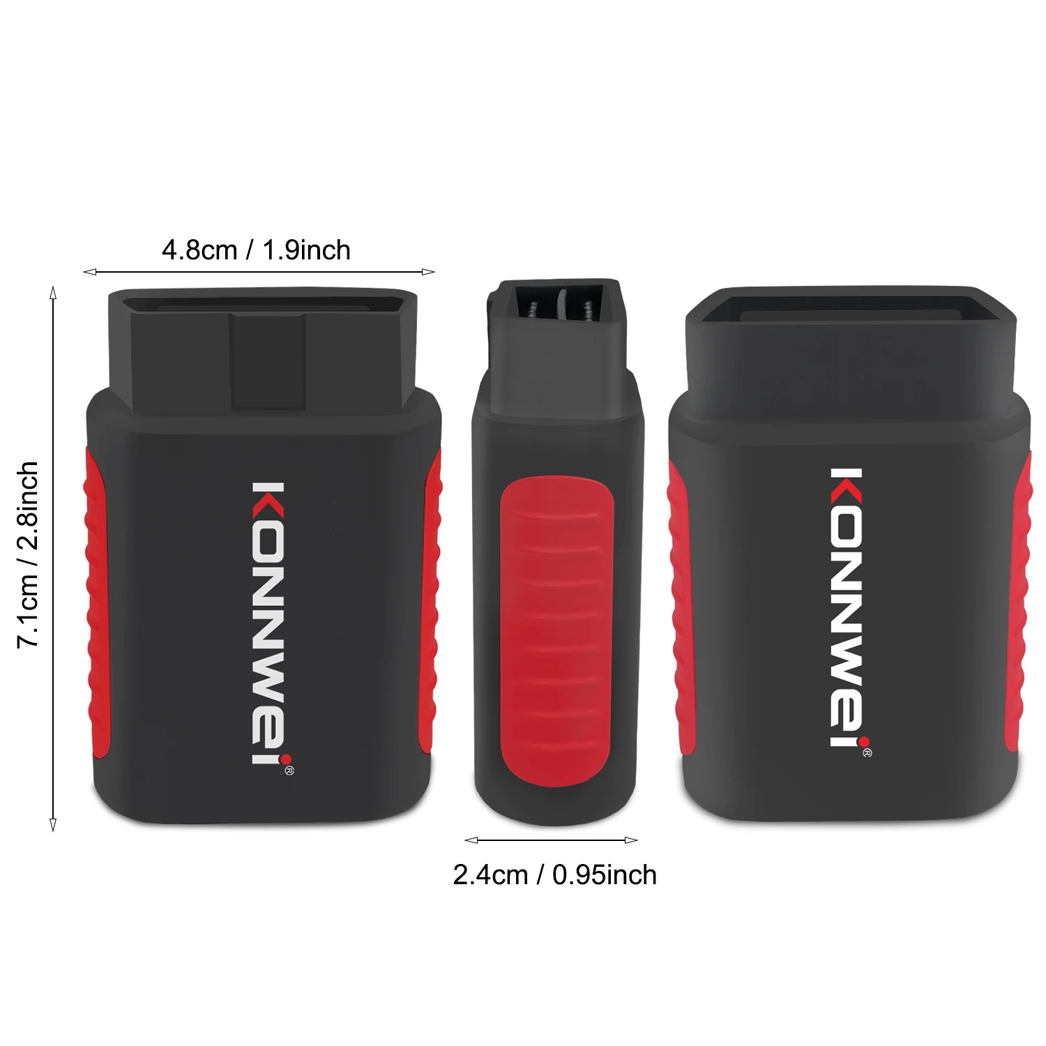 KONNWEI KDIAG Full System OBD2 Scanner Bluetooth Car Diagnostic Scan Tool ABS SRS Transmission Engine Fault Code Reader