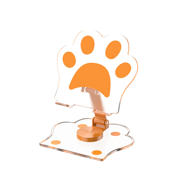 Portable  transparent  cute phone holder  home desktop tablet holder  lazy person  TV watching tool  student dormitory