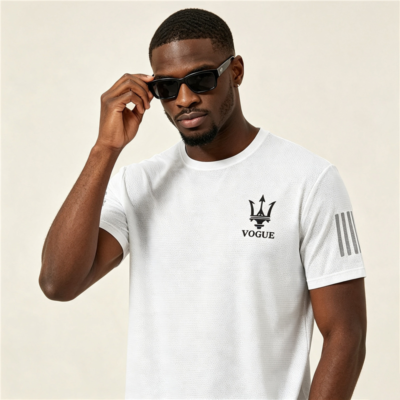 Men Quick Dry Athletic T-Shirts Sport Running Gym Muscle Tee Size M-5XL Lightweight Breathable Summer Casual Workout Black White