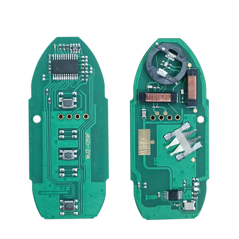 Key Fob for Nissan 2-Button Remote Car Key, 433MHz, 4A Chip,S180144102 S180144500 KR5TXN1 4-Button EXNIS2EN Xhorse VVDI