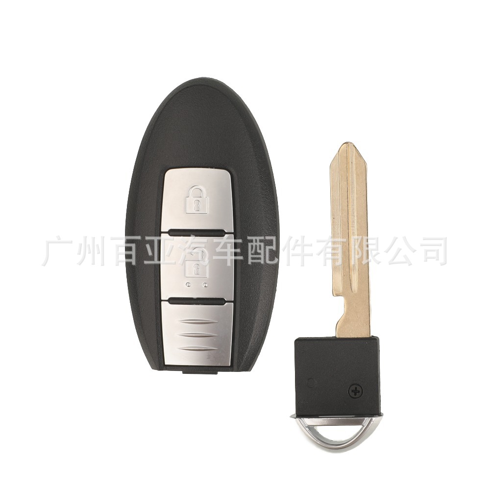Key Fob for Nissan 2-Button Remote Car Key, 433MHz, 4A Chip,S180144102 S180144500 KR5TXN1 4-Button EXNIS2EN Xhorse VVDI