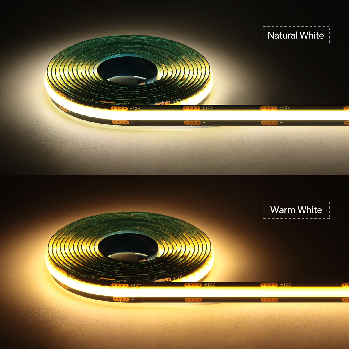 Smart Penetrable Wood COB LED Strip Touch Sensor Light 1-6 PCS 2m Black PCB Embedded Cabinet TV Wall Backlight Parallel Lights