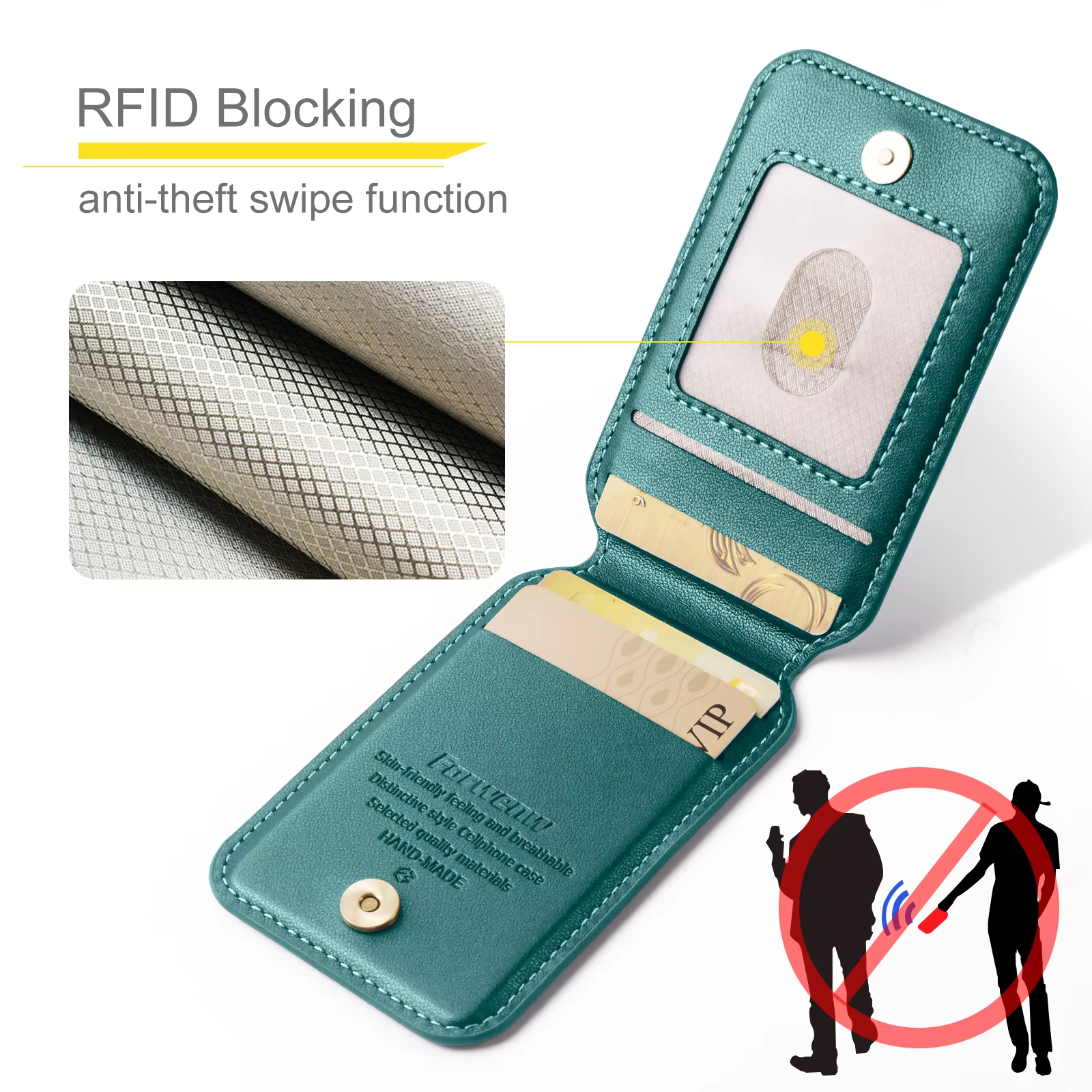 Leather Wallet Phone Case For iPhone 18Pro Max 17 16 15 14 13 12 Pro Max Plus 17 Air Magnetic MagSafe Wireless Charging