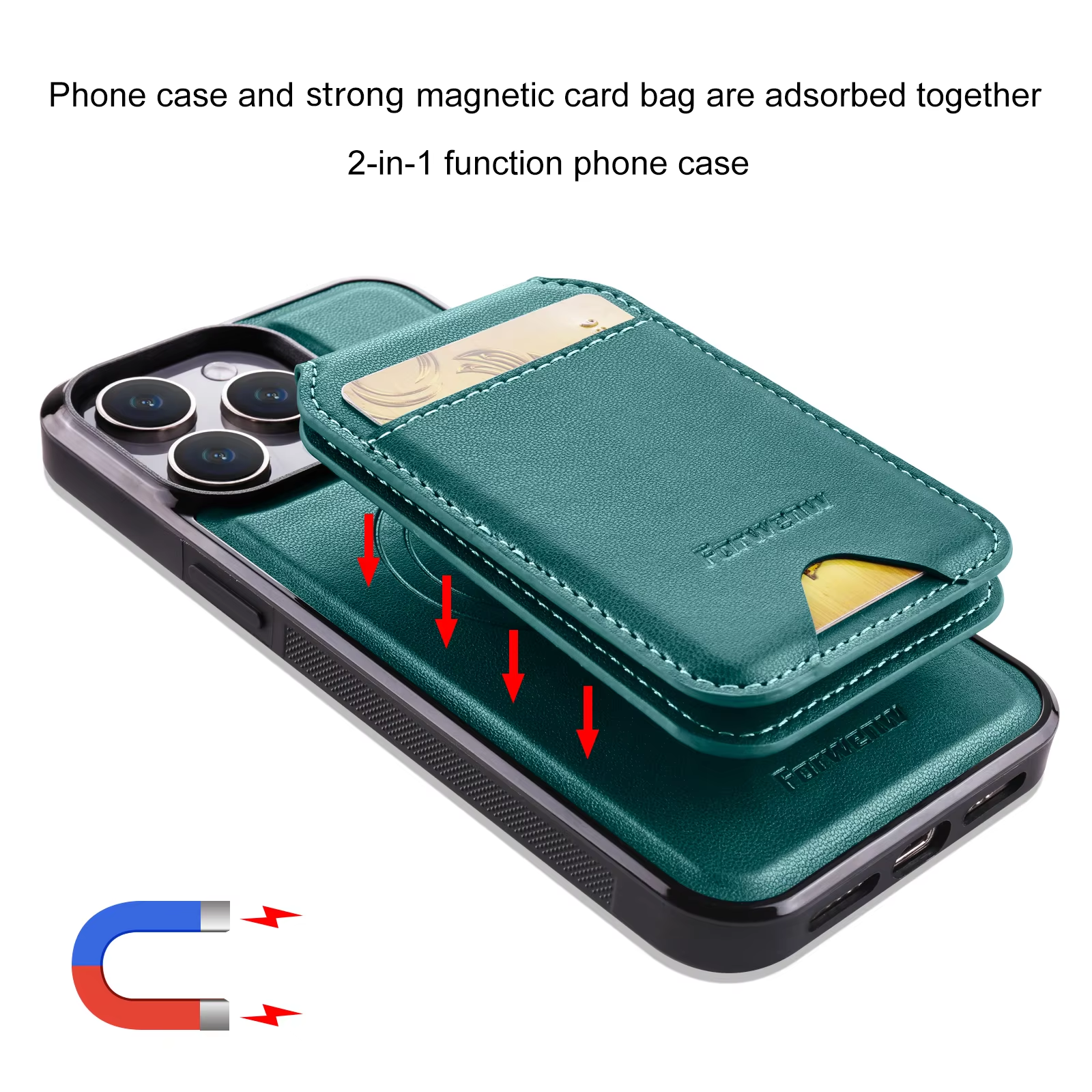 Leather Wallet Phone Case For iPhone 18Pro Max 17 16 15 14 13 12 Pro Max Plus 17 Air Magnetic MagSafe Wireless Charging
