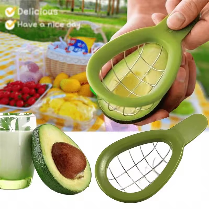 1PC Avocado slicer and corer Kiwi cutting Multi functional avocado knife Creative Avocado Slices kitchen gadgets