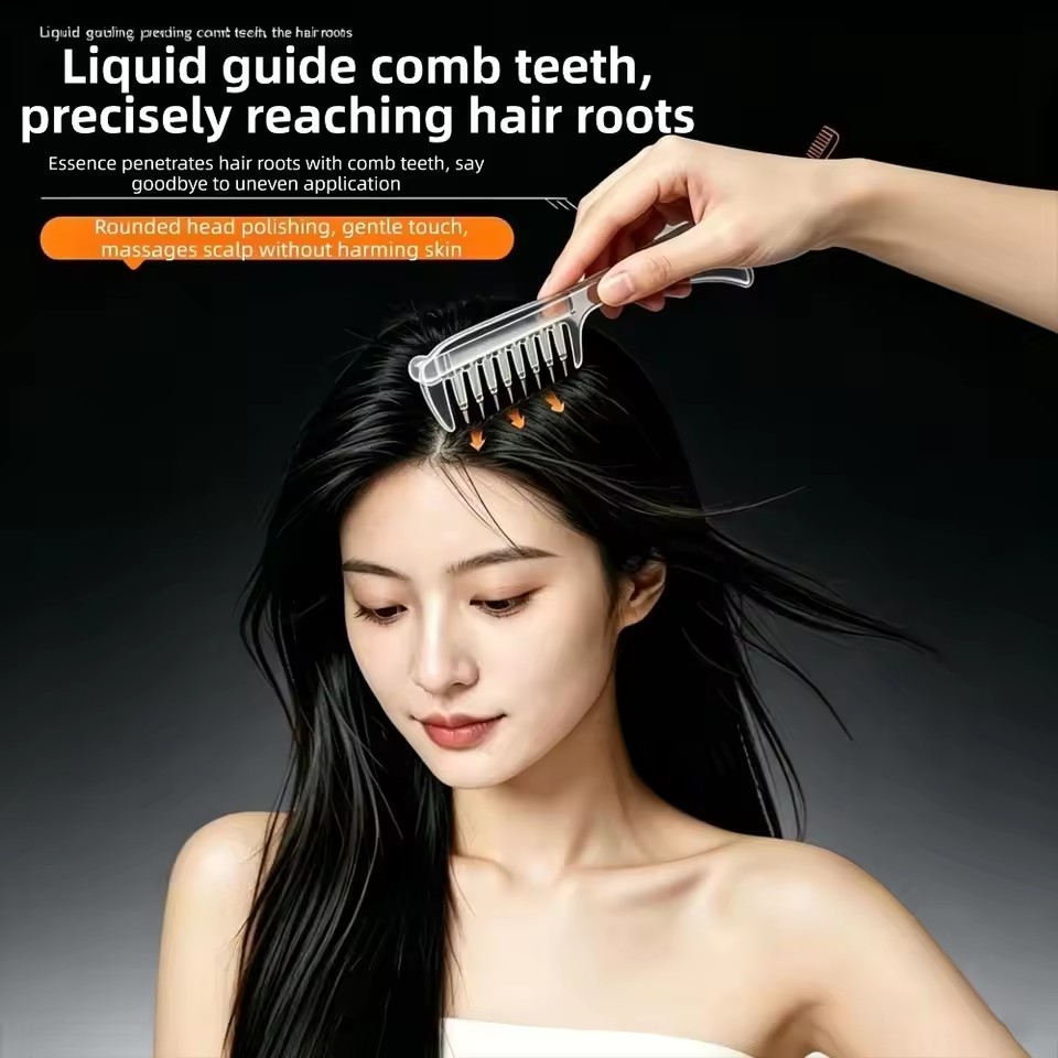 Hair Oil Applicator Scalp Massagers Liquid Comb Mini Massage Comb Essential Oil Liquid Guiding Massager